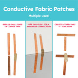 Conductive Fabric Tape Patches 108 Patches