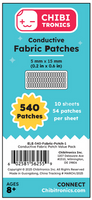 Conductive Fabric Tape Patches - Value Pack 540 Patches