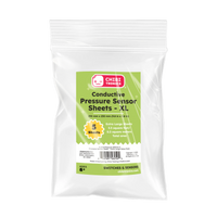 Conductive Pressure Sensitive Sheets (XL Value Pack) - Conductive Plastic (Velostat/Linqstat) 5 XL Sheet Pack