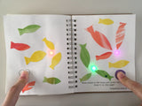 Circuit Sticker Sketchbook (2014 ed) - LED Stickers & coin cell battery