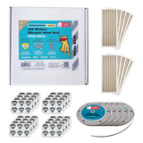 Circuit Stickers Classroom Pack (White Blink LEDs) | 32 Students