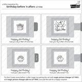Lawn Fawn Birthday Before 'N Afters Stamps