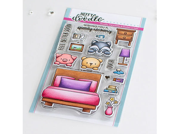 Heffy Doodle Bed Heads Stamp Set