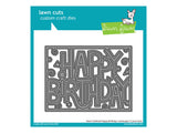 Lawn Fawn Giant Outlined Happy Birthday: Landscape